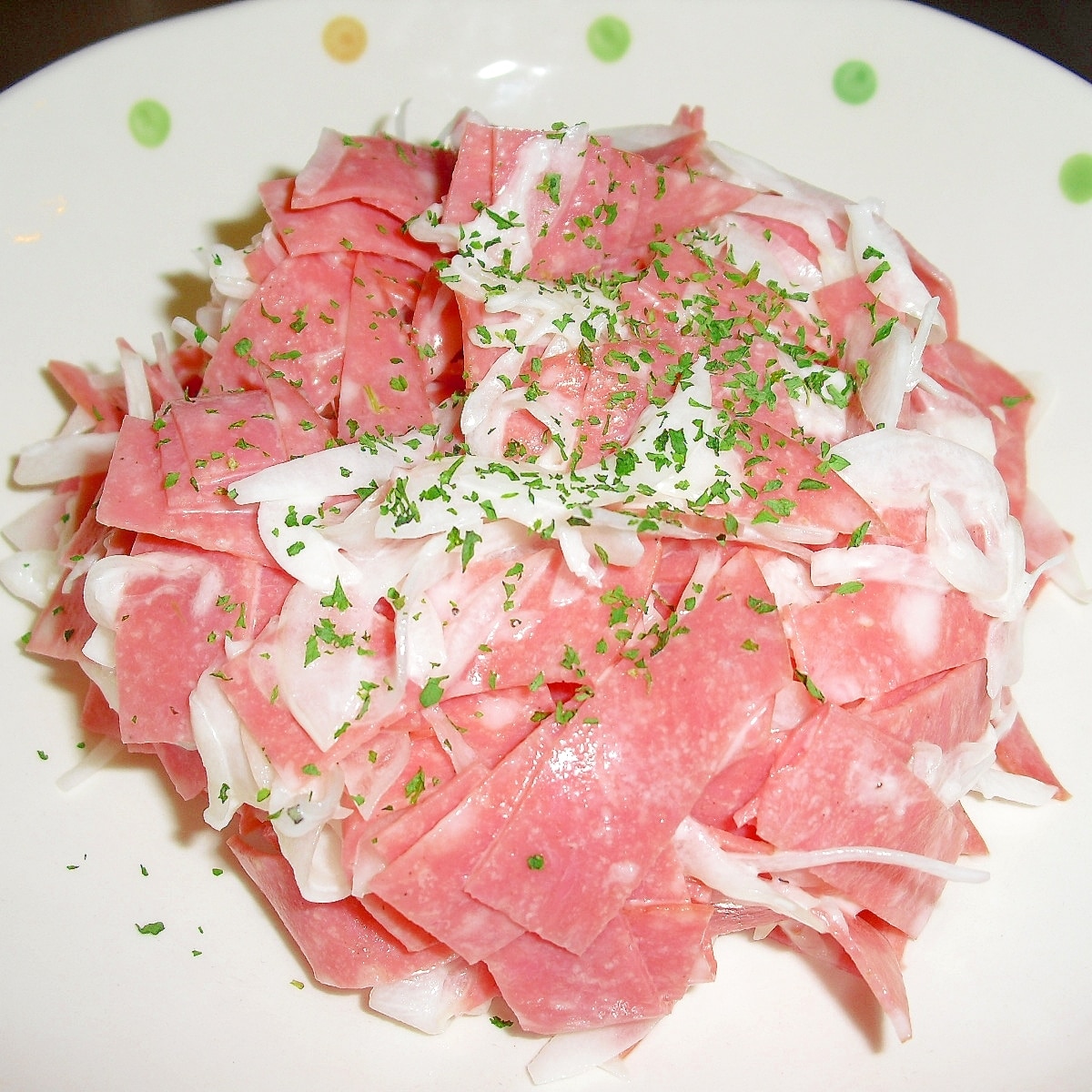 さっぱり 我が家の サラミハムと新玉ねぎのマリネ レシピ 作り方 By Miyu 楽天レシピ さっぱり 我が家の サラミハムと新玉ねぎのマリネ レシピ 作り方 By Miyu 楽天レシピ